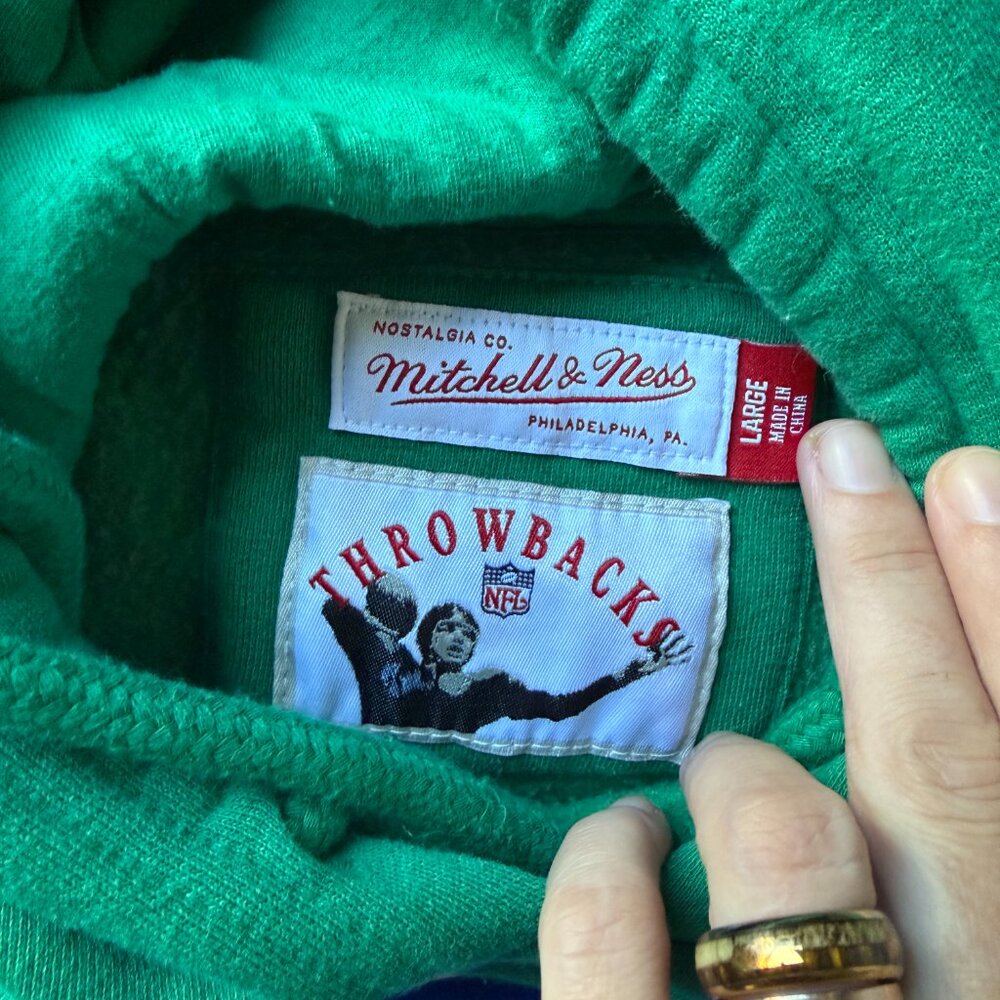 Mitchell & Ness THROWBACK Seattle Seahawk sweatsh… - image 2